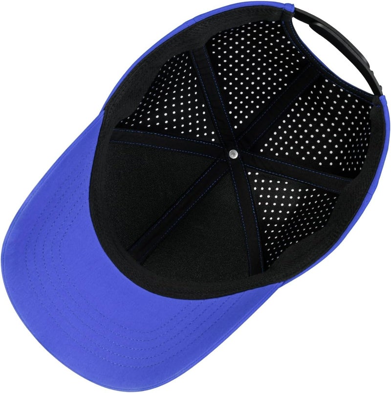 VOBOOM Men Quick Dry Baseball Cap Laser Cut Mesh Ball Curved Brim Snapback Hat - Image 4